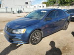 2016 Volkswagen Jetta Se Blue vin: 3VWD67AJ3GM323558