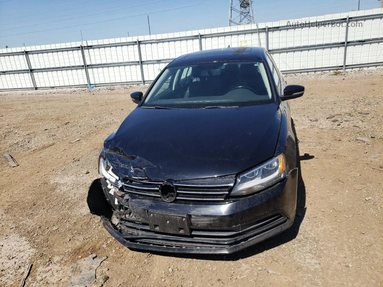 2016 Volkswagen Jetta Se Black vin: 3VWD67AJ3GM378494