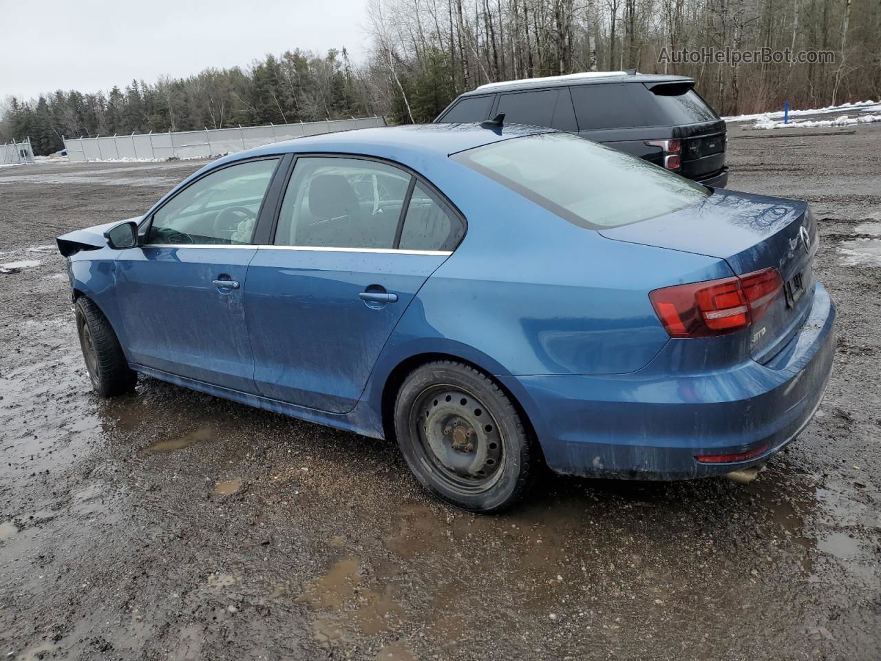 2016 Volkswagen Jetta Se Blue vin: 3VWD67AJ3GM401174