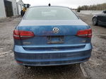 2016 Volkswagen Jetta Se Blue vin: 3VWD67AJ3GM401174