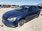 2016 Volkswagen Jetta Se Синий vin: 3VWD67AJ4GM249387