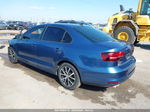 2016 Volkswagen Jetta 1.4t Se Blue vin: 3VWD67AJ4GM264214