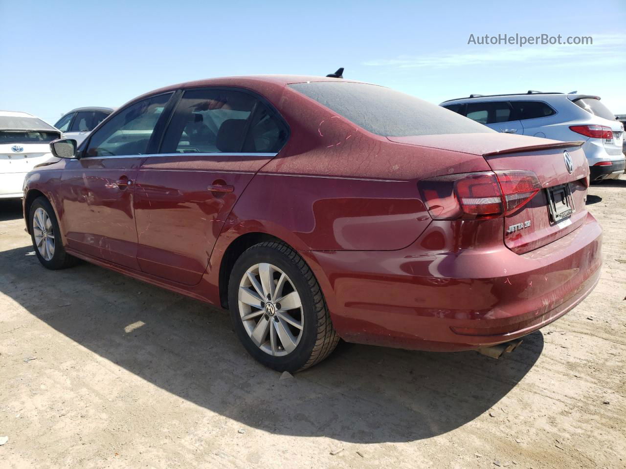 2016 Volkswagen Jetta Se Red vin: 3VWD67AJ5GM204653