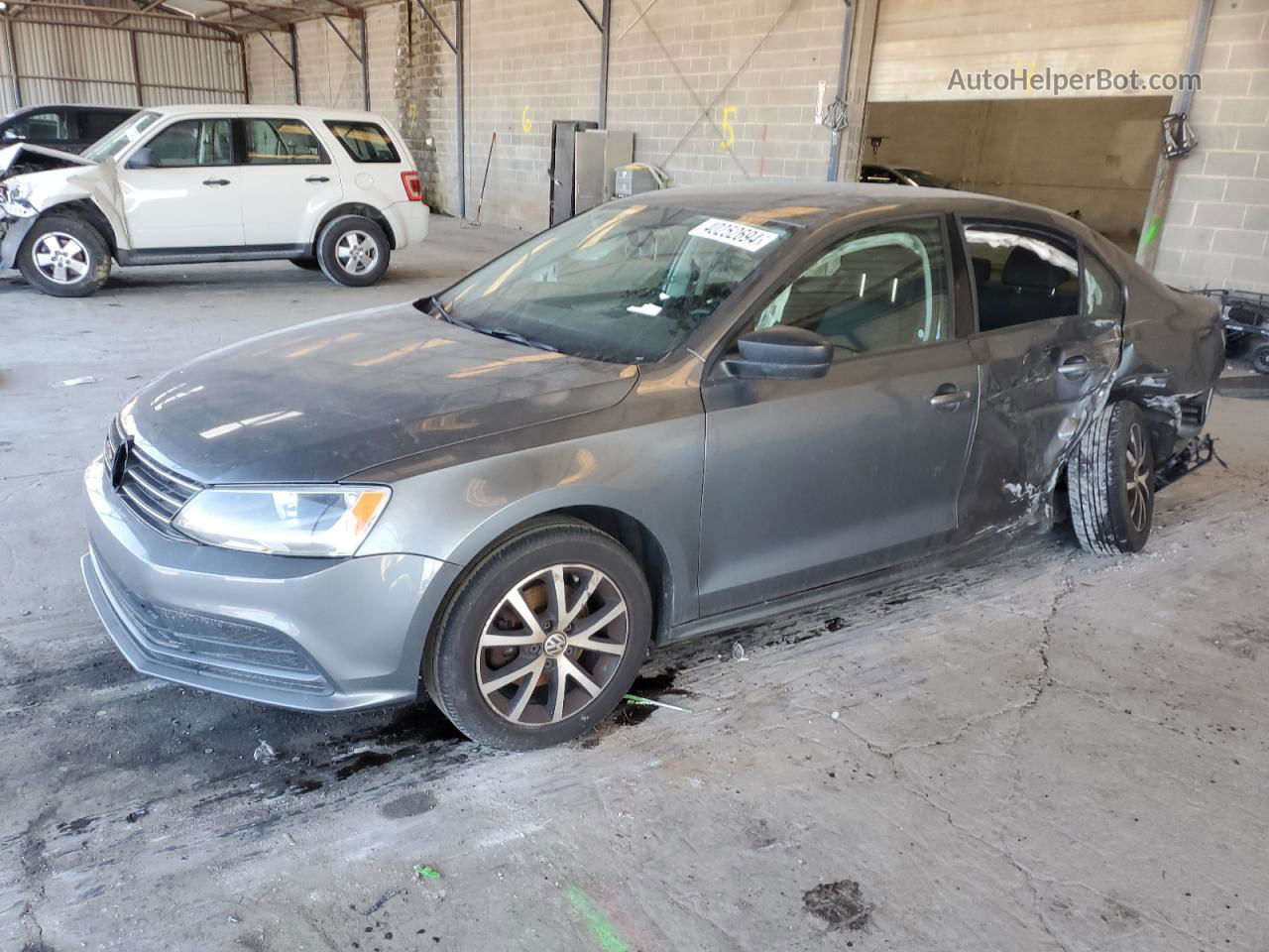 2016 Volkswagen Jetta Se Charcoal vin: 3VWD67AJ5GM325800