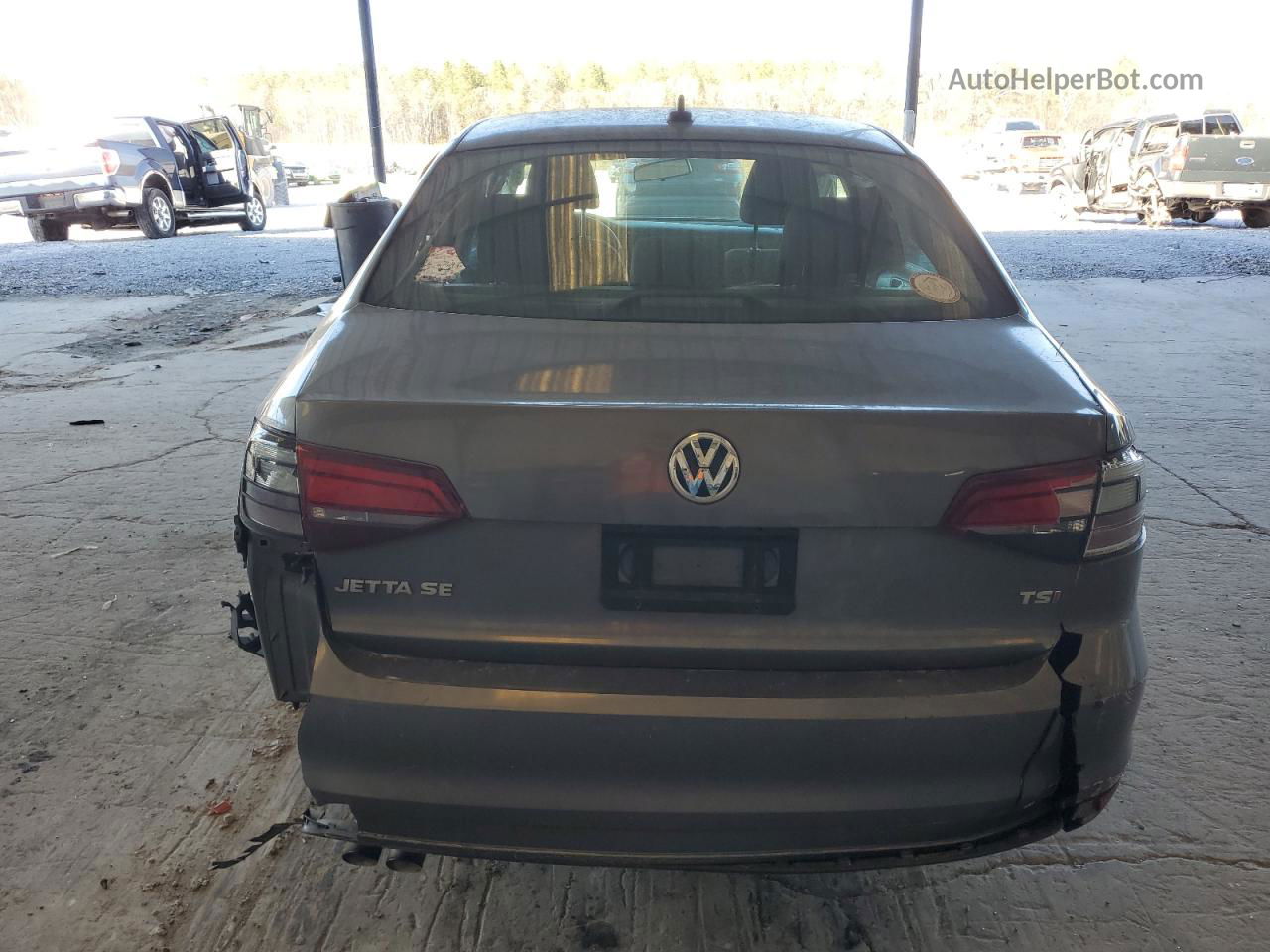 2016 Volkswagen Jetta Se Charcoal vin: 3VWD67AJ5GM325800