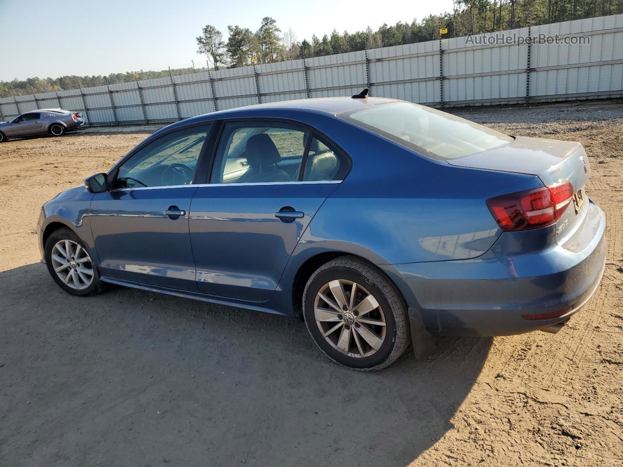 2016 Volkswagen Jetta Se Синий vin: 3VWD67AJ5GM382790