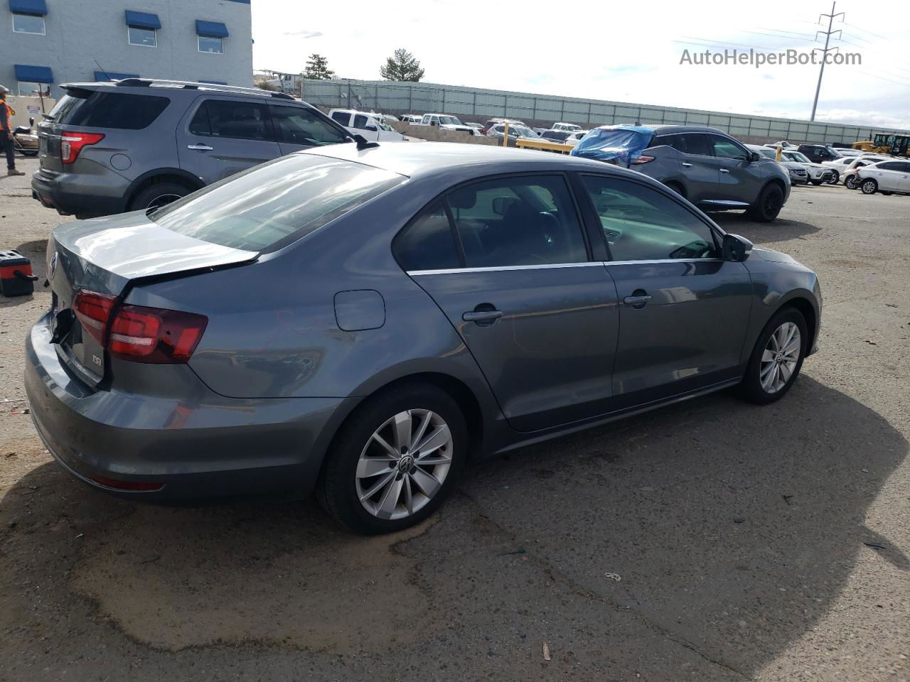 2016 Volkswagen Jetta Se Charcoal vin: 3VWD67AJ5GM389352