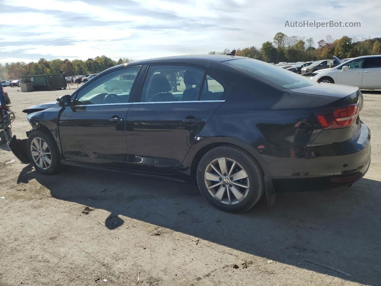 2016 Volkswagen Jetta Se Black vin: 3VWD67AJ5GM390131