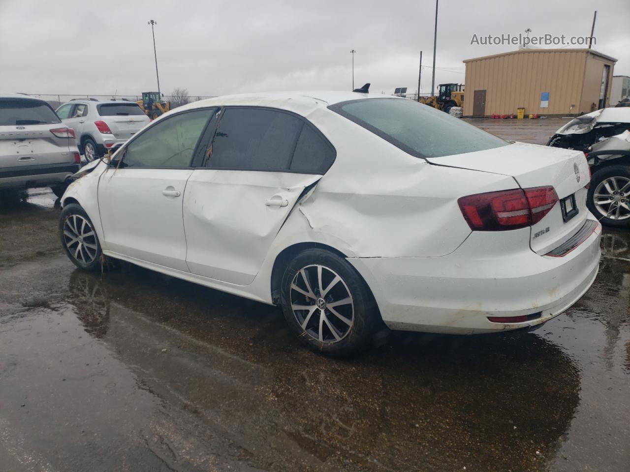 2016 Volkswagen Jetta Se White vin: 3VWD67AJ5GM419689