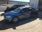 2016 Volkswagen Jetta Se Синий vin: 3VWD67AJ6GM260696