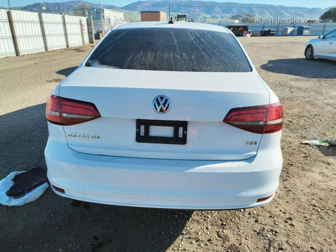 2016 Volkswagen Jetta Se White vin: 3VWD67AJ6GM264876