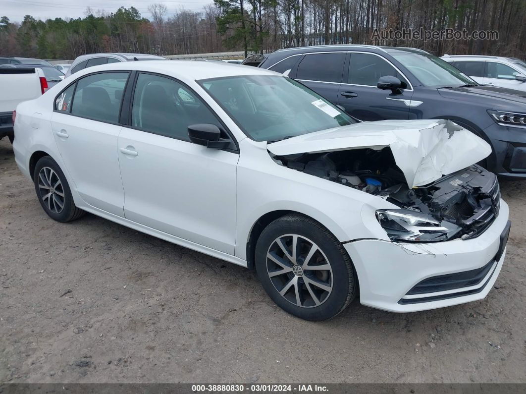 2016 Volkswagen Jetta 1.4t Se White vin: 3VWD67AJ6GM290975