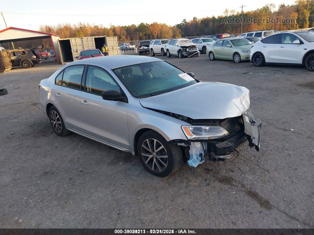 2016 Volkswagen Jetta 1.4t Se Silver vin: 3VWD67AJ6GM333212