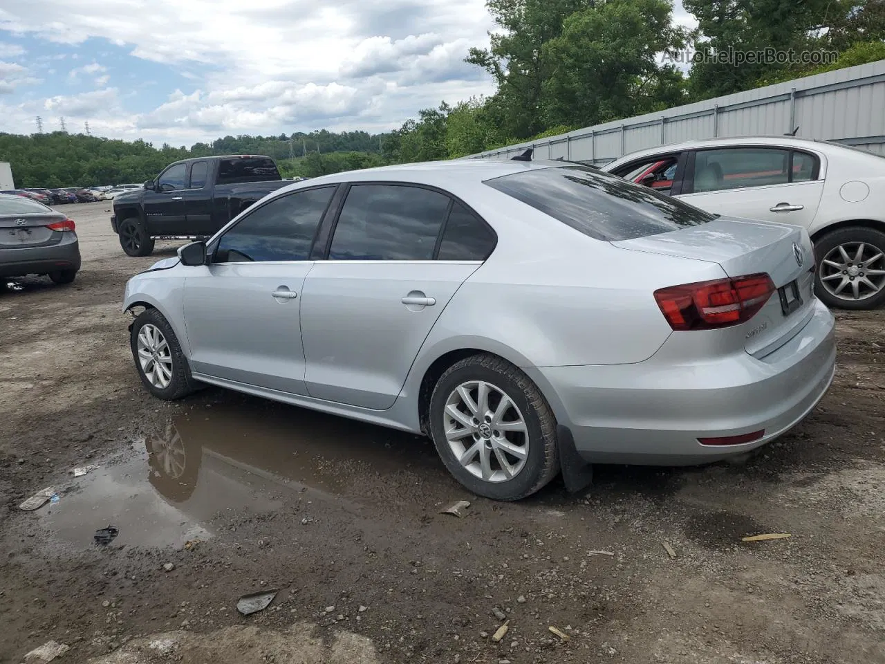 2016 Volkswagen Jetta Se Silver vin: 3VWD67AJ7GM247729