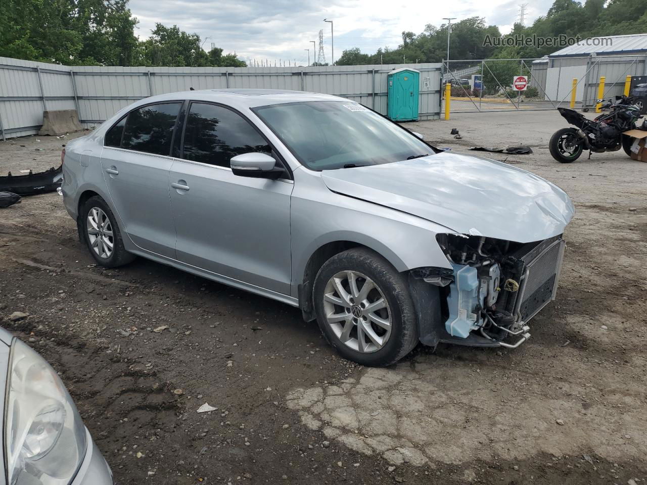 2016 Volkswagen Jetta Se Silver vin: 3VWD67AJ7GM247729