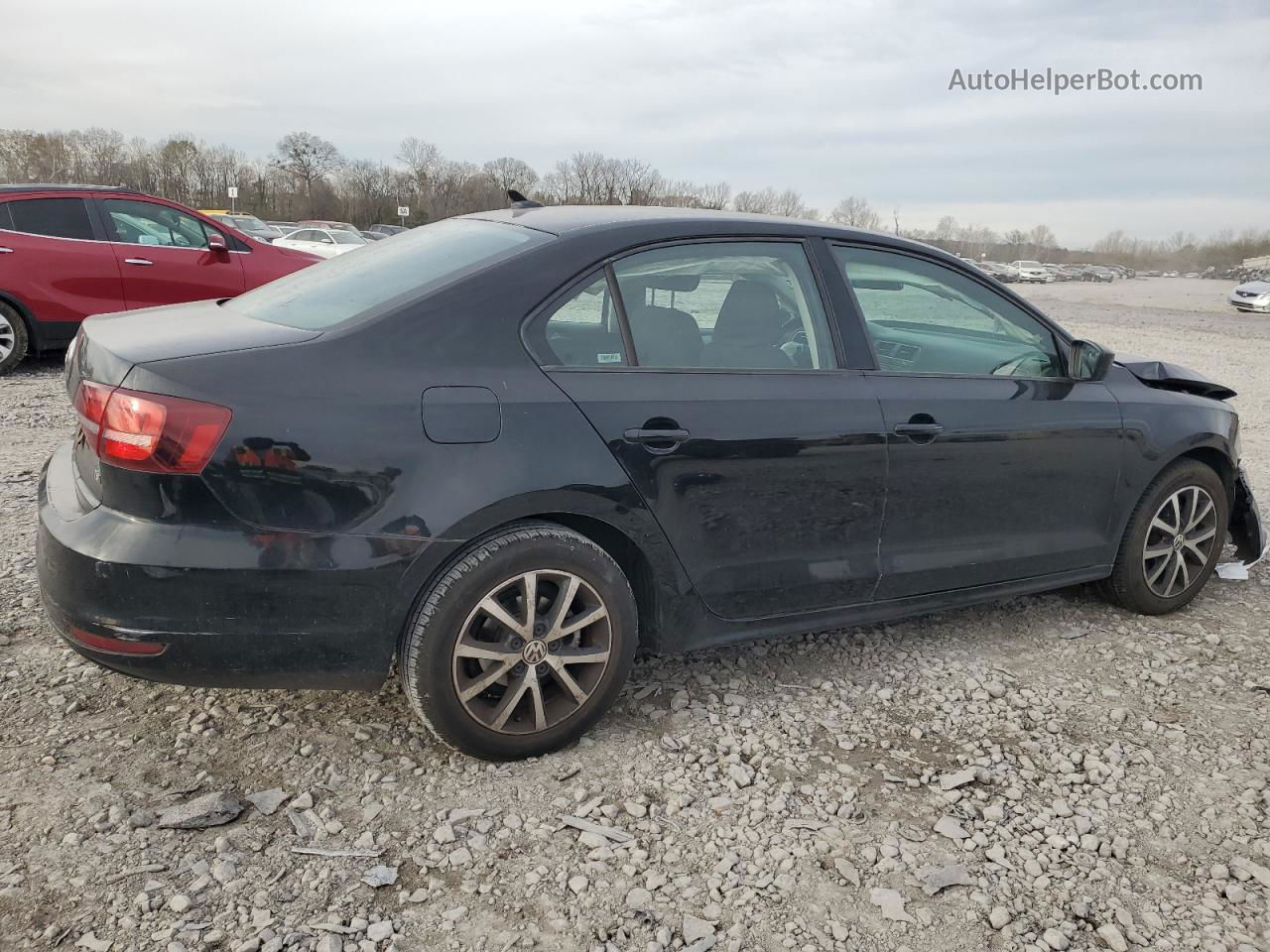 2016 Volkswagen Jetta Se Black vin: 3VWD67AJ7GM258603