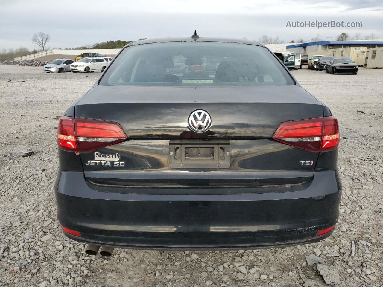 2016 Volkswagen Jetta Se Black vin: 3VWD67AJ7GM258603