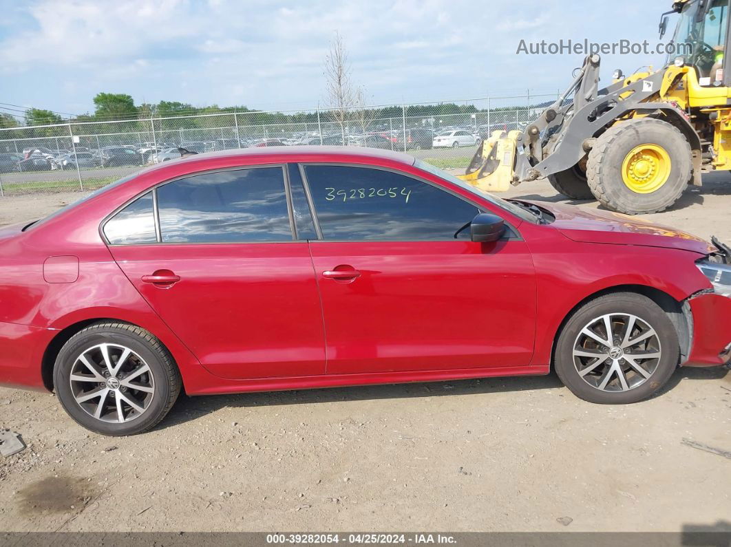 2016 Volkswagen Jetta 1.4t Se Red vin: 3VWD67AJ7GM260674