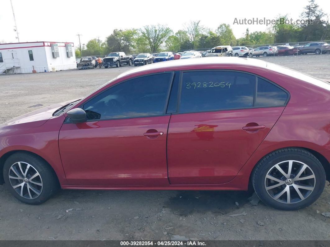 2016 Volkswagen Jetta 1.4t Se Red vin: 3VWD67AJ7GM260674