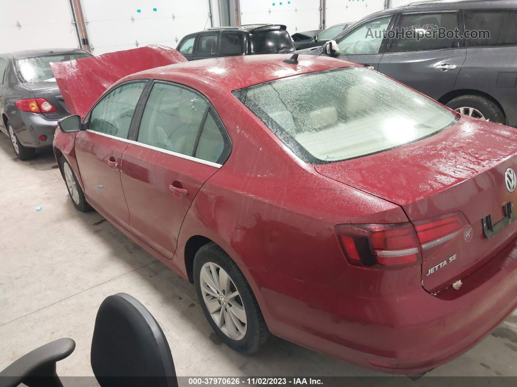 2016 Volkswagen Jetta 1.4t Se Red vin: 3VWD67AJ7GM265826