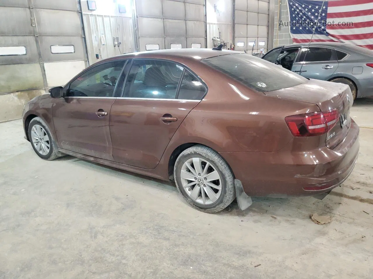 2016 Volkswagen Jetta Se Brown vin: 3VWD67AJ7GM351010