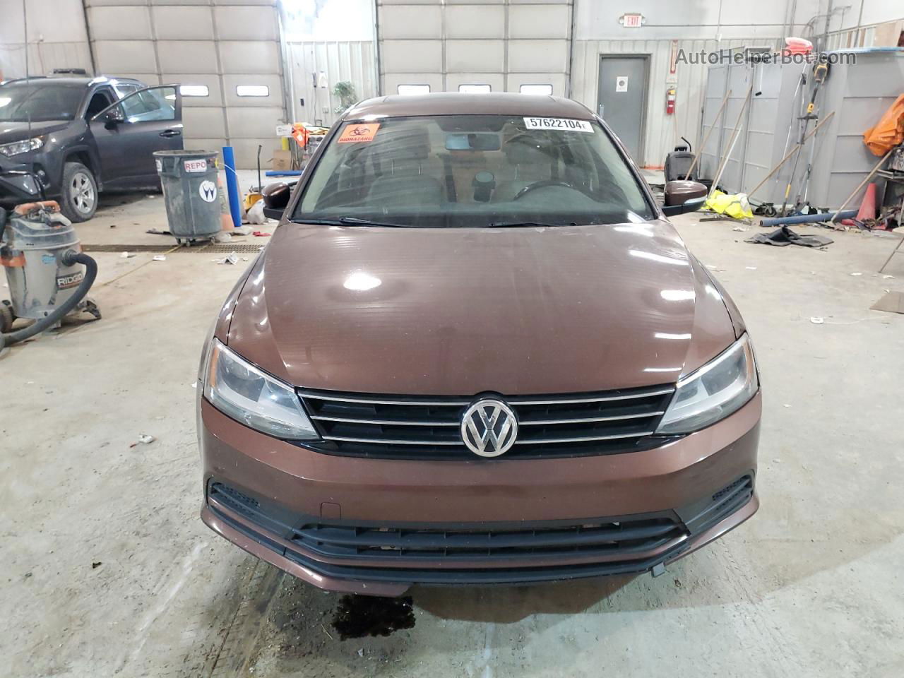 2016 Volkswagen Jetta Se Brown vin: 3VWD67AJ7GM351010