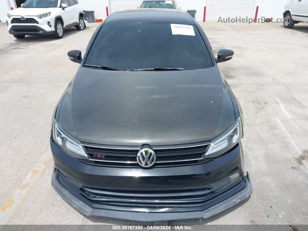 2016 Volkswagen Jetta 1.4t Se Black vin: 3VWD67AJ7GM358233