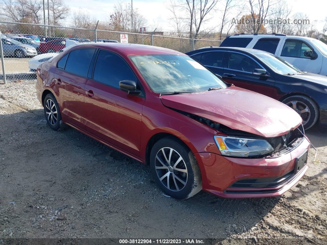 2016 Volkswagen Jetta 1.4t Se Red vin: 3VWD67AJ8GM256231