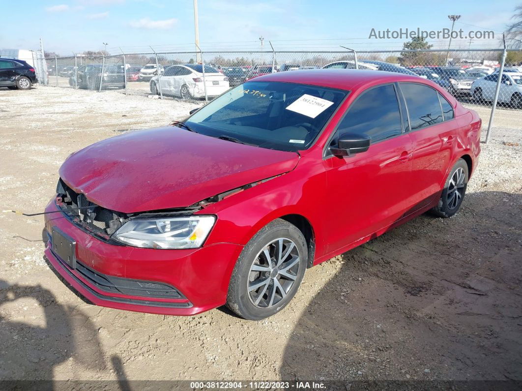 2016 Volkswagen Jetta 1.4t Se Red vin: 3VWD67AJ8GM256231