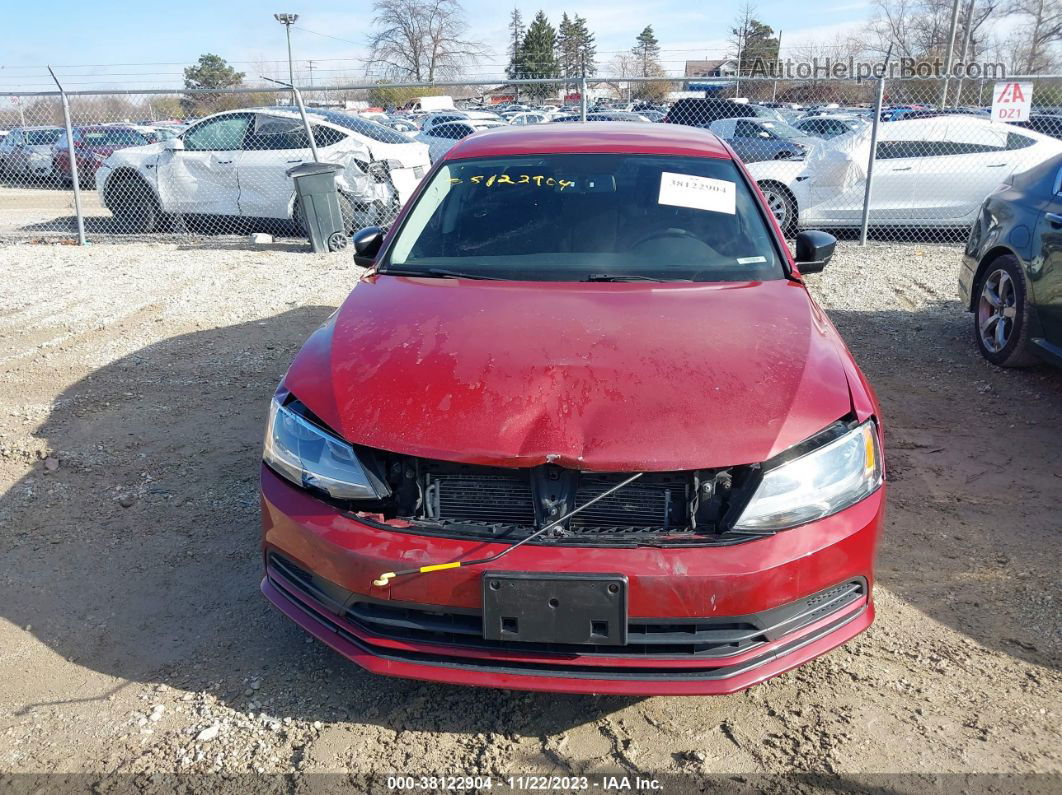 2016 Volkswagen Jetta 1.4t Se Red vin: 3VWD67AJ8GM256231