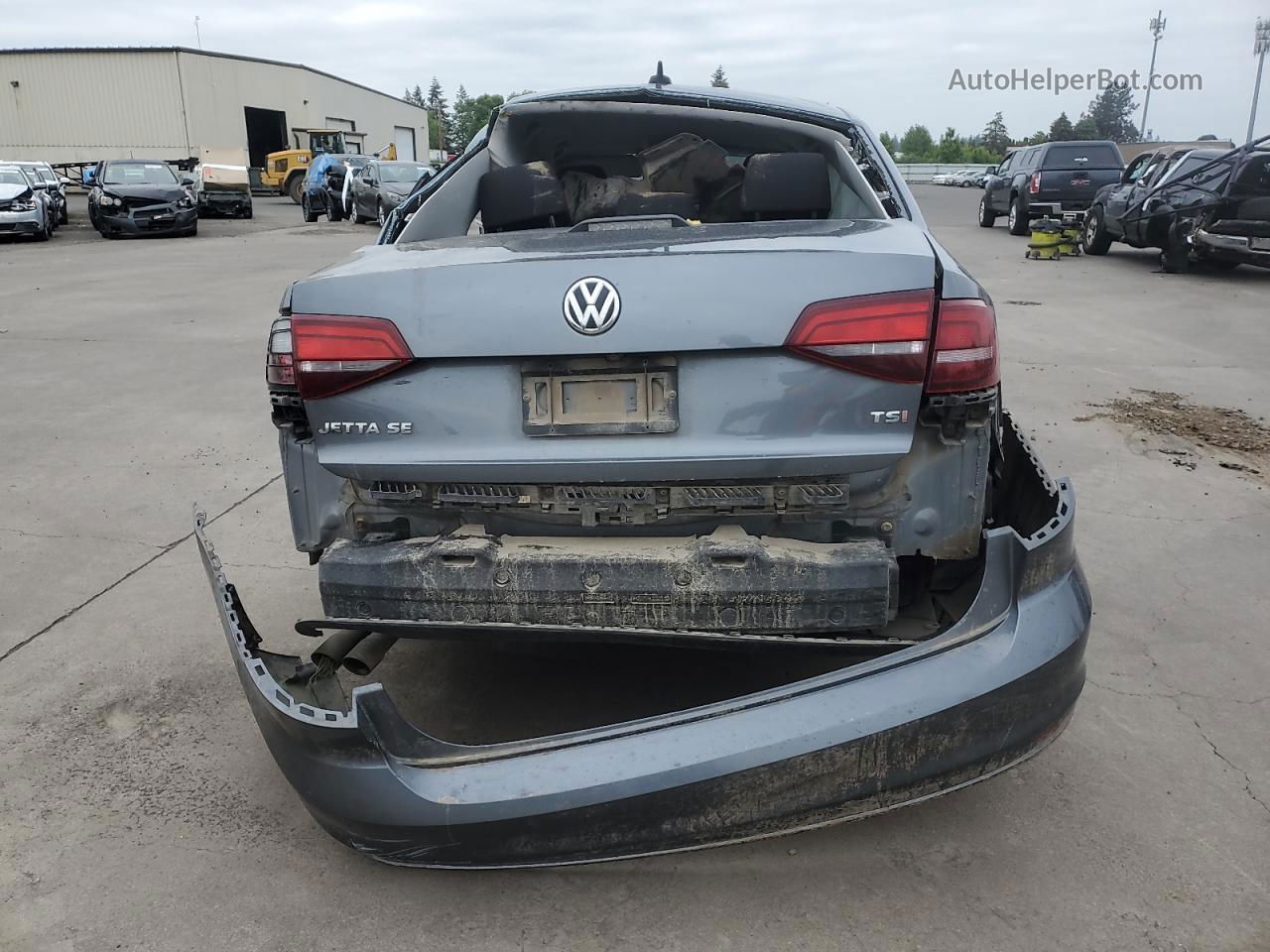 2016 Volkswagen Jetta Se Gray vin: 3VWD67AJ8GM264717