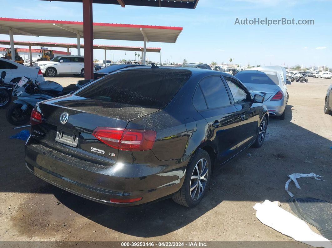 2016 Volkswagen Jetta 1.4t Se Black vin: 3VWD67AJ8GM296020