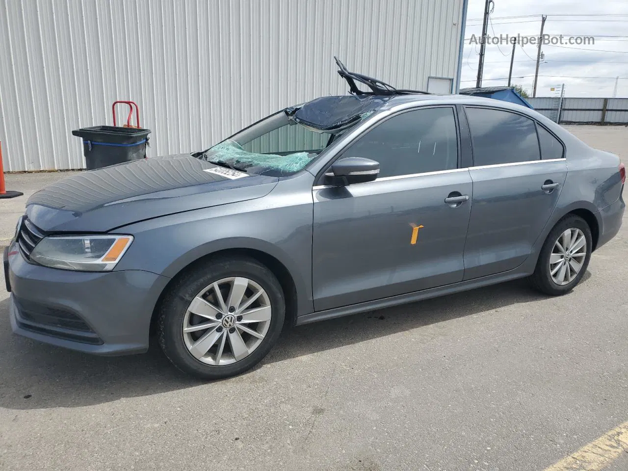 2016 Volkswagen Jetta Se Charcoal vin: 3VWD67AJ8GM357785