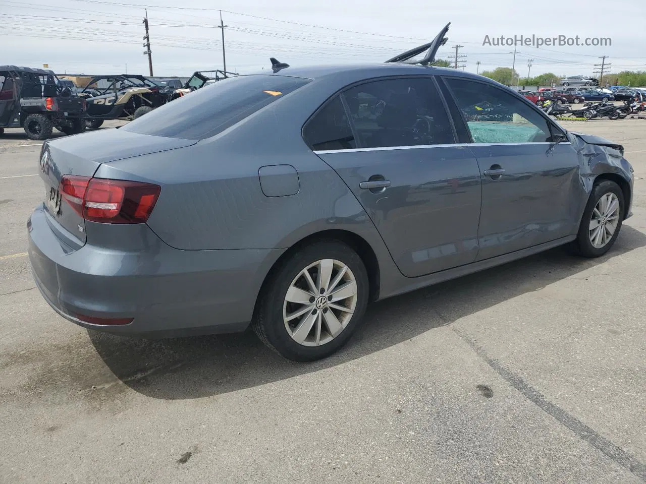 2016 Volkswagen Jetta Se Charcoal vin: 3VWD67AJ8GM357785