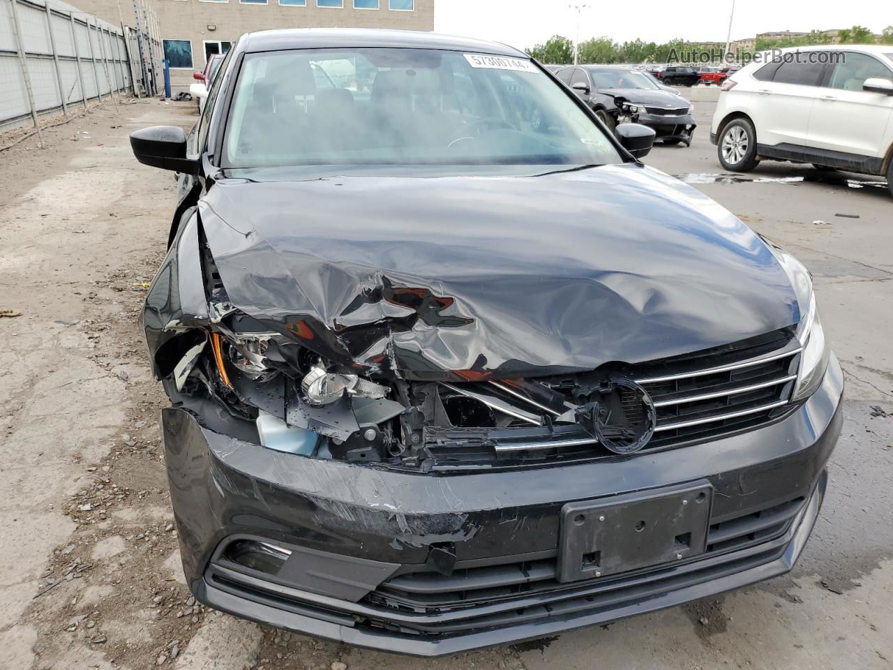 2016 Volkswagen Jetta Se Черный vin: 3VWD67AJ8GM411408