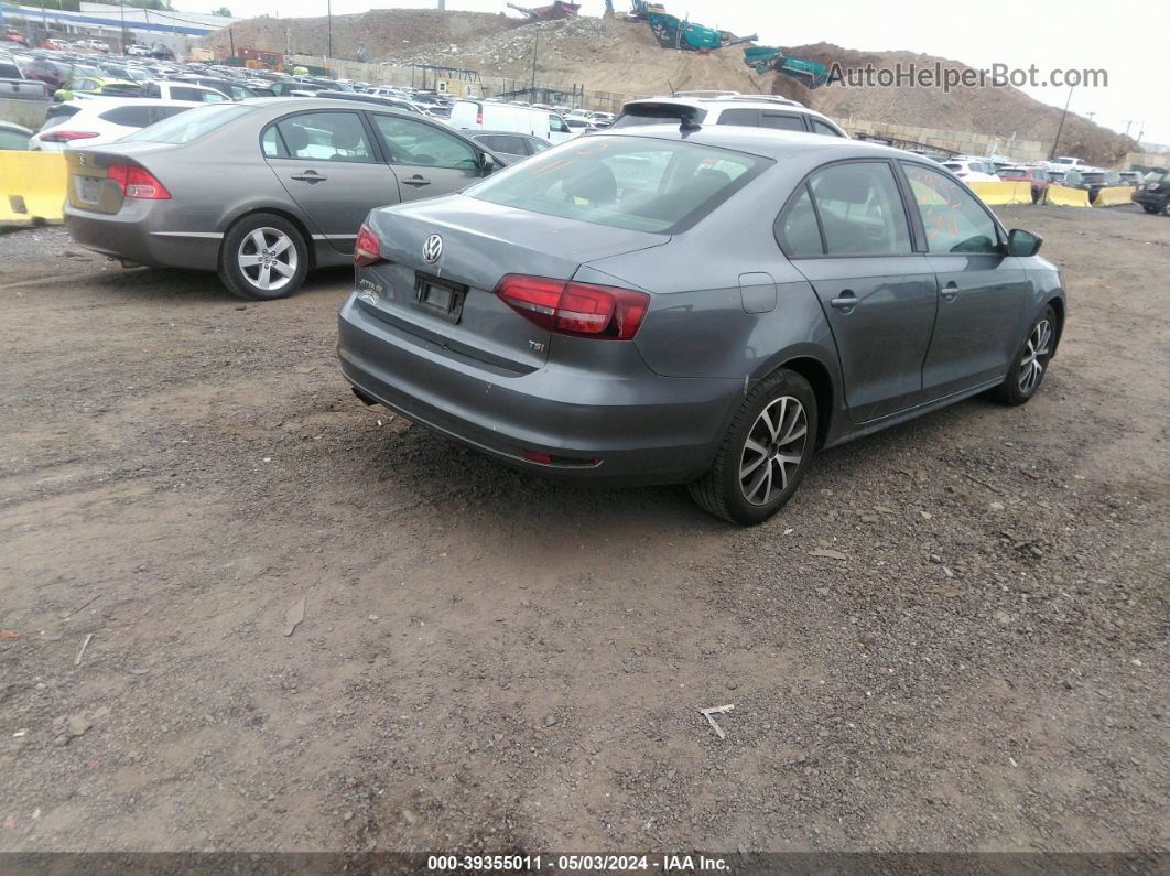 2016 Volkswagen Jetta 1.4t Se Gray vin: 3VWD67AJ9GM218121