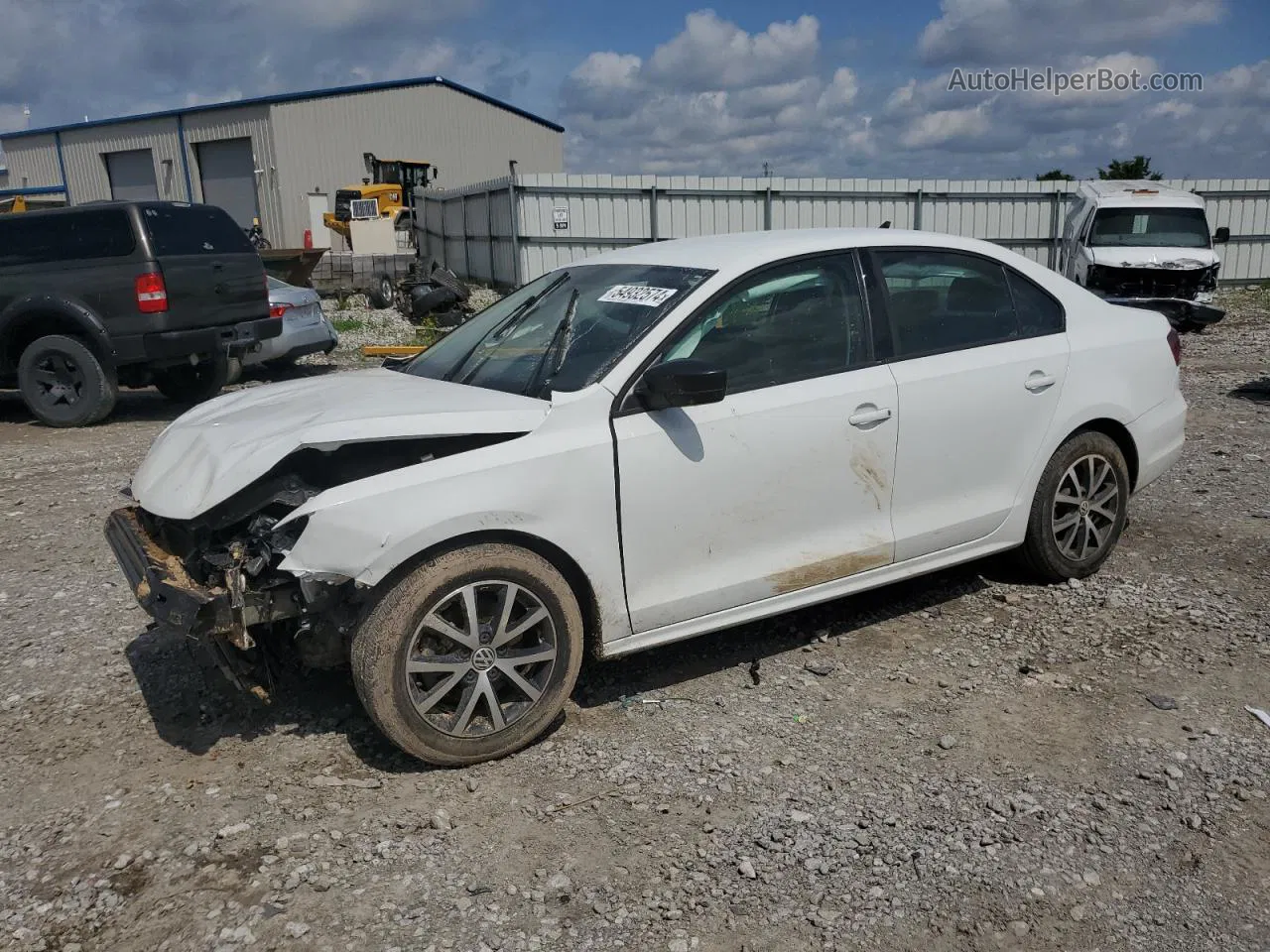 2016 Volkswagen Jetta Se White vin: 3VWD67AJ9GM261440