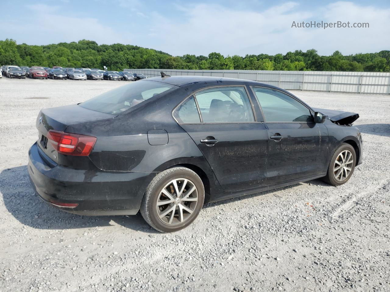 2016 Volkswagen Jetta Se Black vin: 3VWD67AJ9GM340817