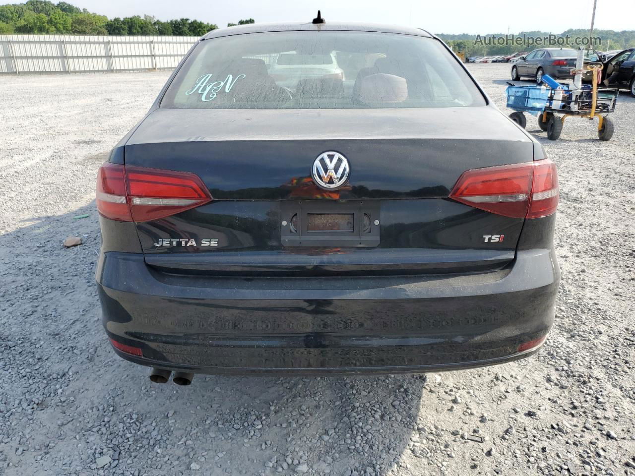 2016 Volkswagen Jetta Se Черный vin: 3VWD67AJ9GM340817