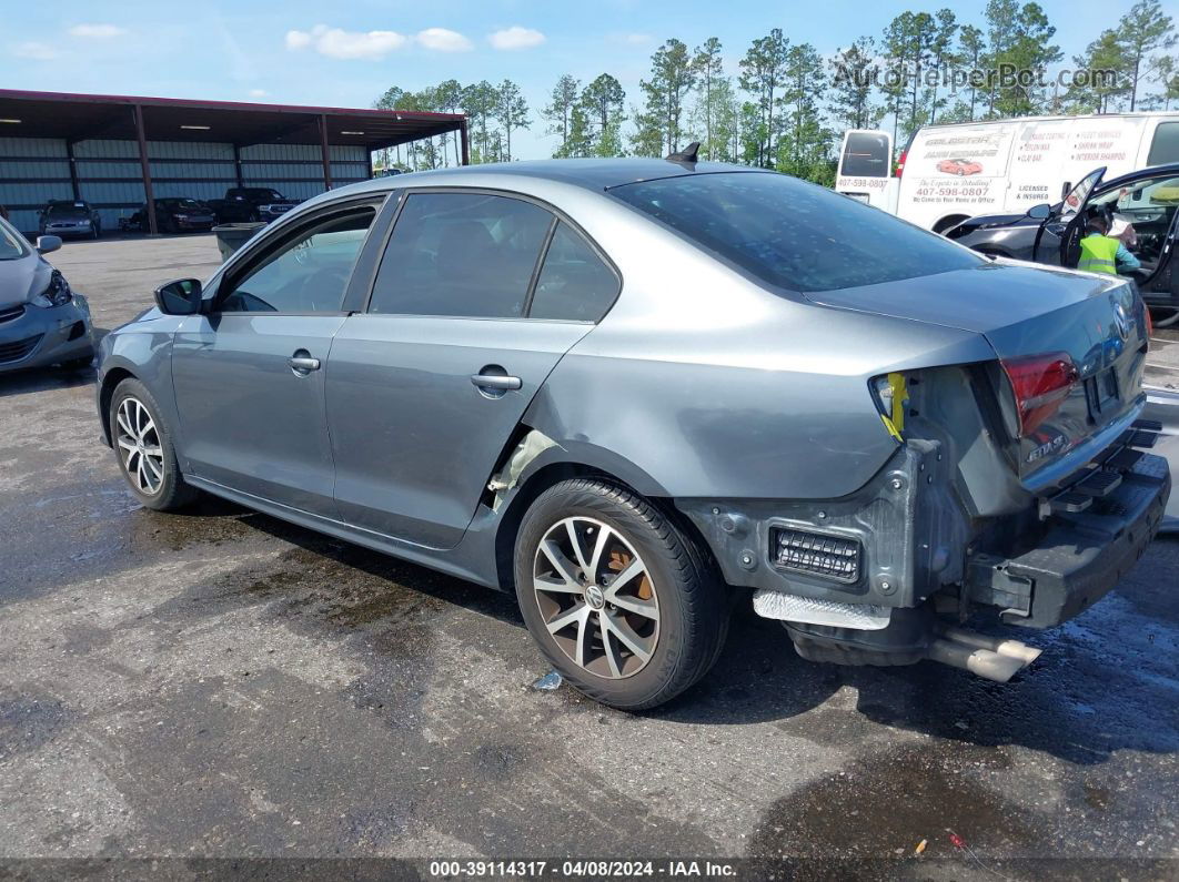 2016 Volkswagen Jetta 1.4t Se Gray vin: 3VWD67AJ9GM361408