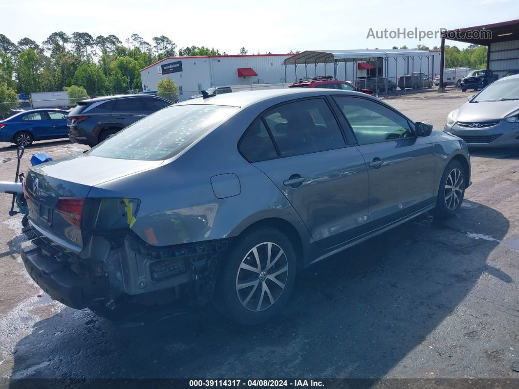 2016 Volkswagen Jetta 1.4t Se Gray vin: 3VWD67AJ9GM361408