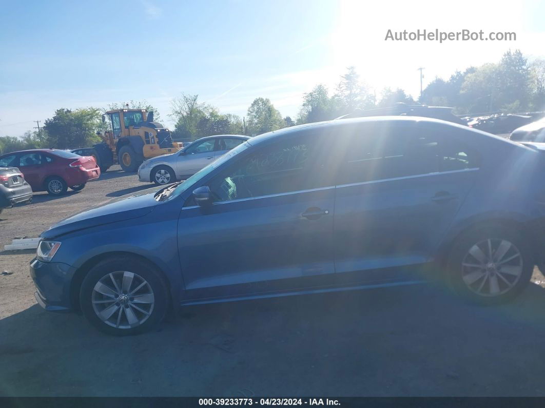 2016 Volkswagen Jetta 1.4t Se Blue vin: 3VWD67AJ9GM362901