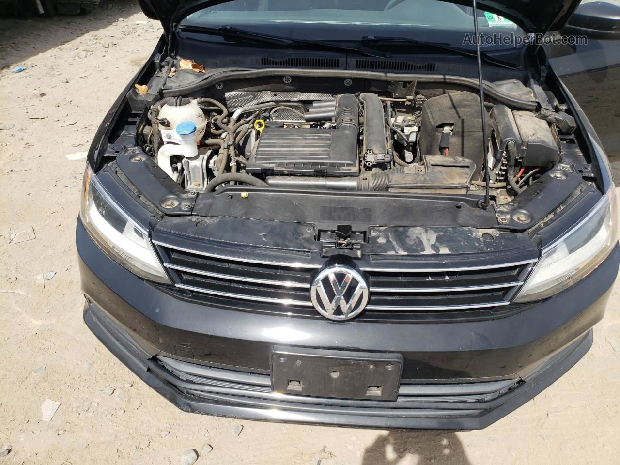 2016 Volkswagen Jetta Se Черный vin: 3VWD67AJ9GM412535