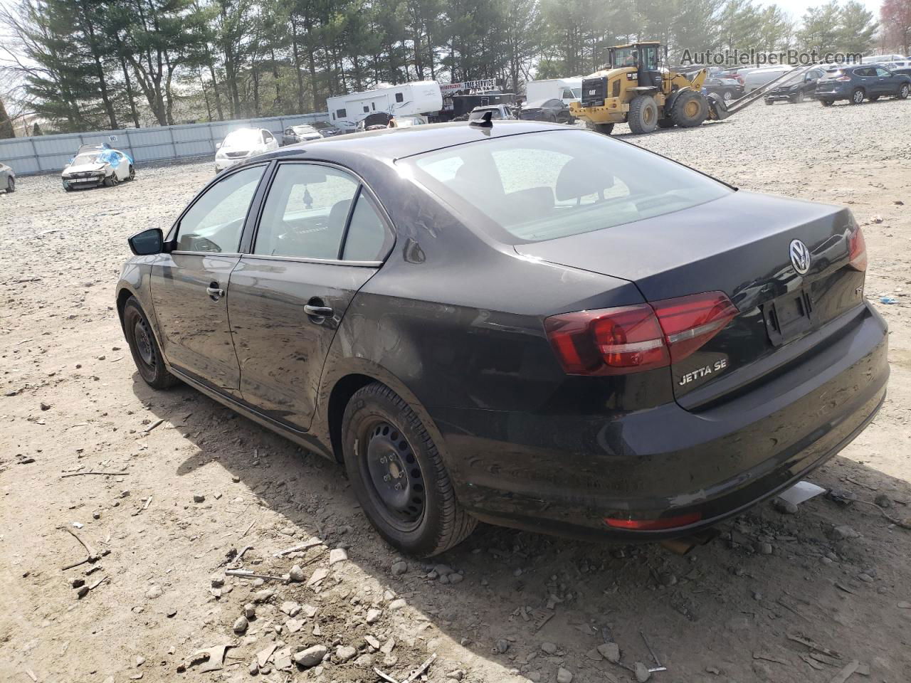 2016 Volkswagen Jetta Se Черный vin: 3VWD67AJ9GM412535