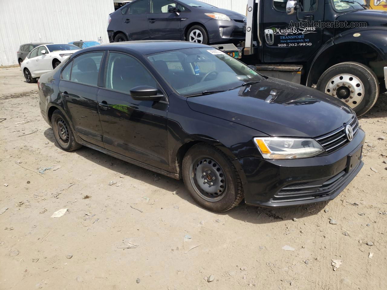 2016 Volkswagen Jetta Se Black vin: 3VWD67AJ9GM412535