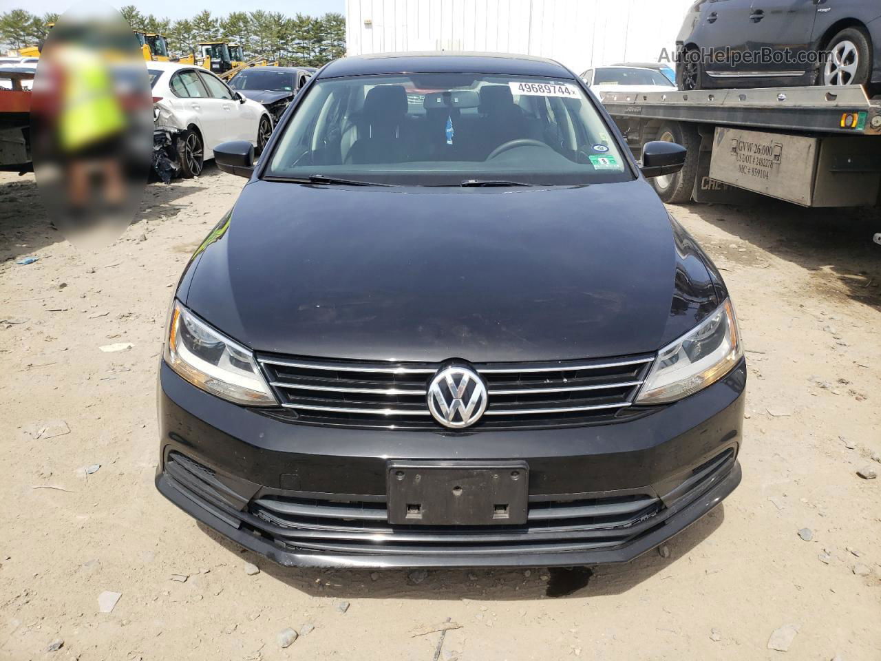 2016 Volkswagen Jetta Se Black vin: 3VWD67AJ9GM412535