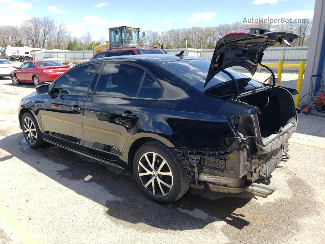 2016 Volkswagen Jetta Se Black vin: 3VWD67AJXGM224848