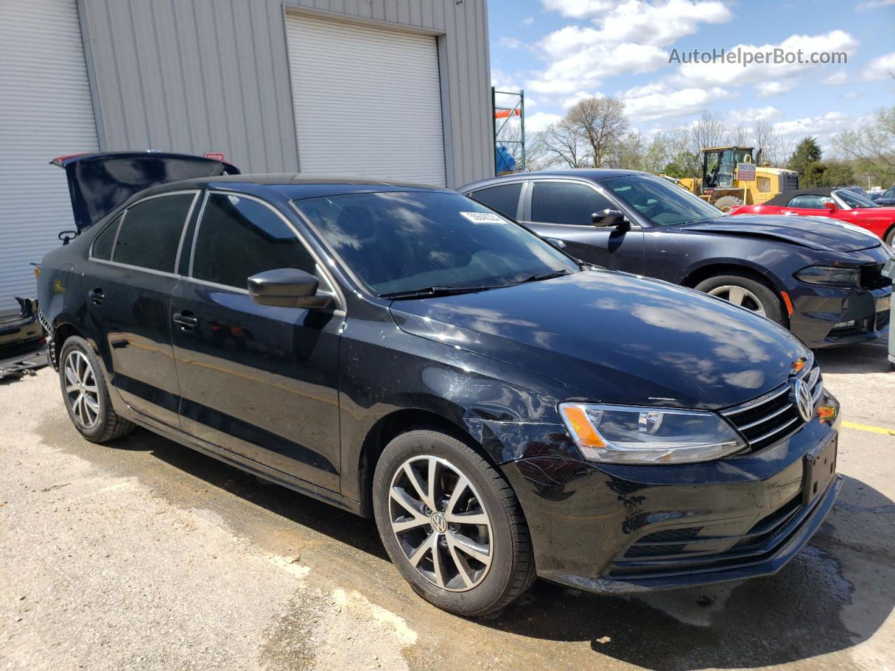 2016 Volkswagen Jetta Se Black vin: 3VWD67AJXGM224848