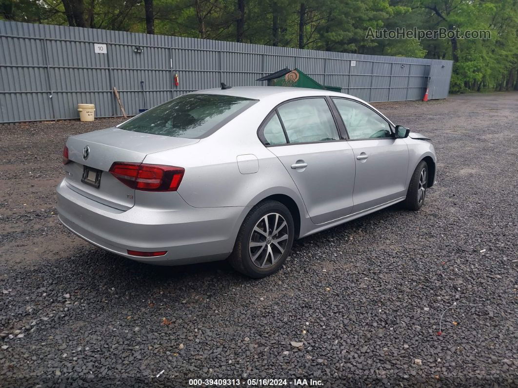 2016 Volkswagen Jetta 1.4t Se Silver vin: 3VWD67AJXGM352846