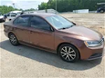 2016 Volkswagen Jetta Se Brown vin: 3VWD67AJXGM407523